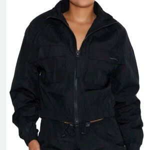 NWOT Naked Wardrobe Windbreaker Cropped Jacket